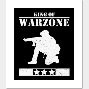 King Of Warzone Gamer Gaming Posters and Art